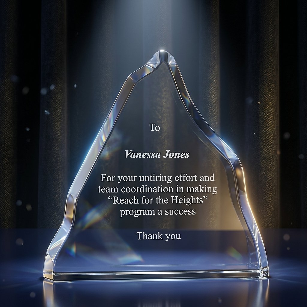Glitter Glacier Award