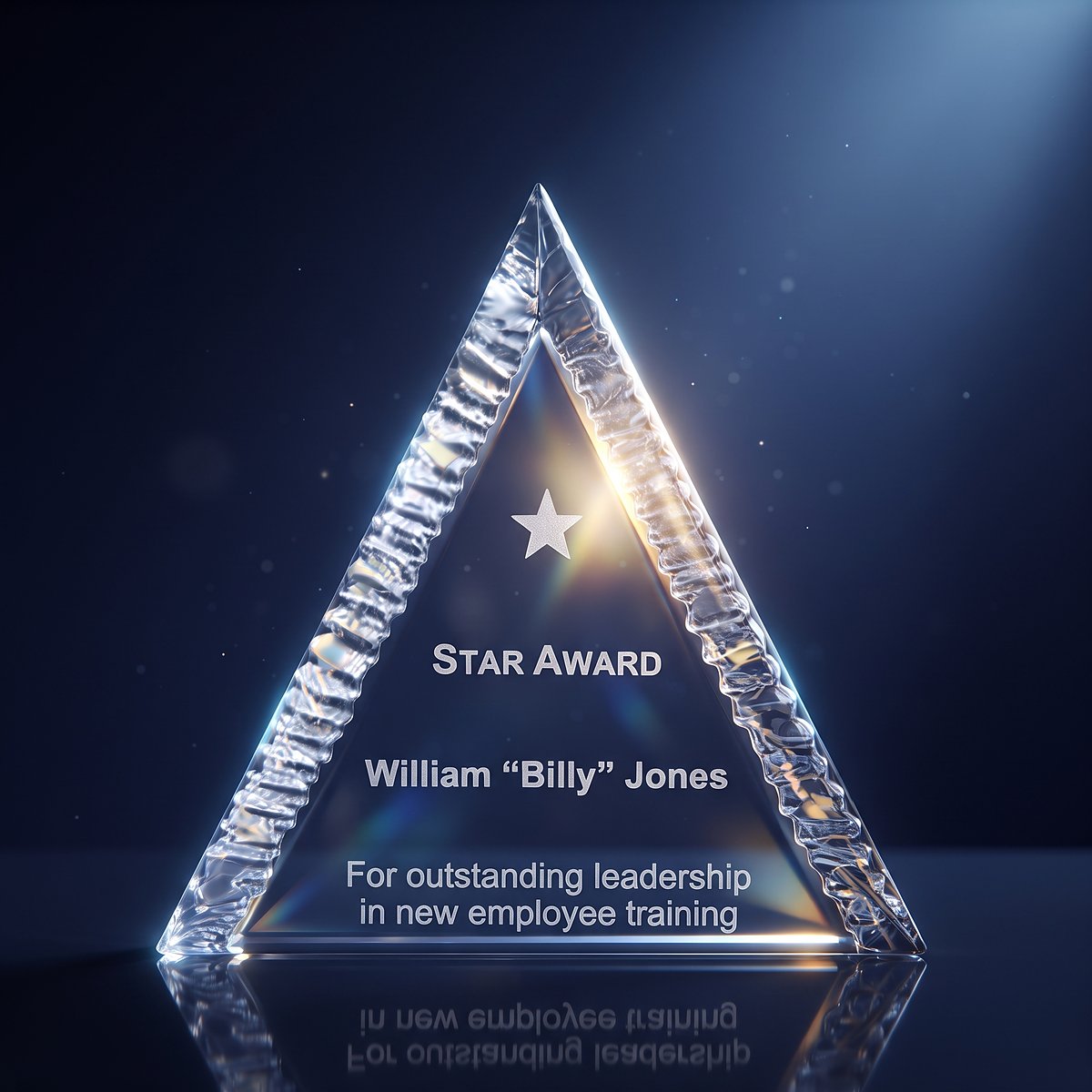 Grooved Triangle Award
