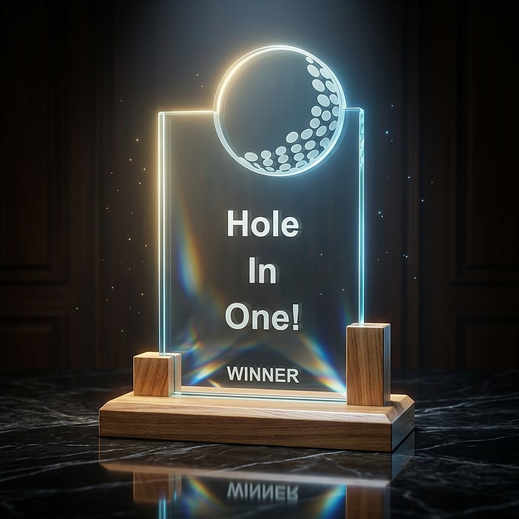 Hole-in-One Wood-Base Award