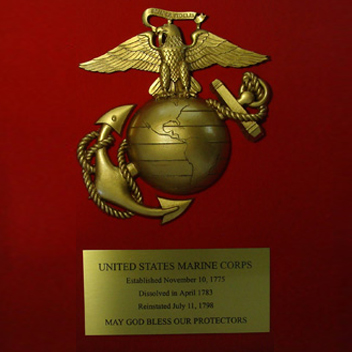 Wooden shadow box