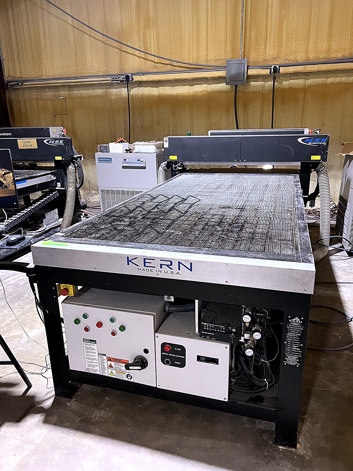 One of the two Kern systems on the floor